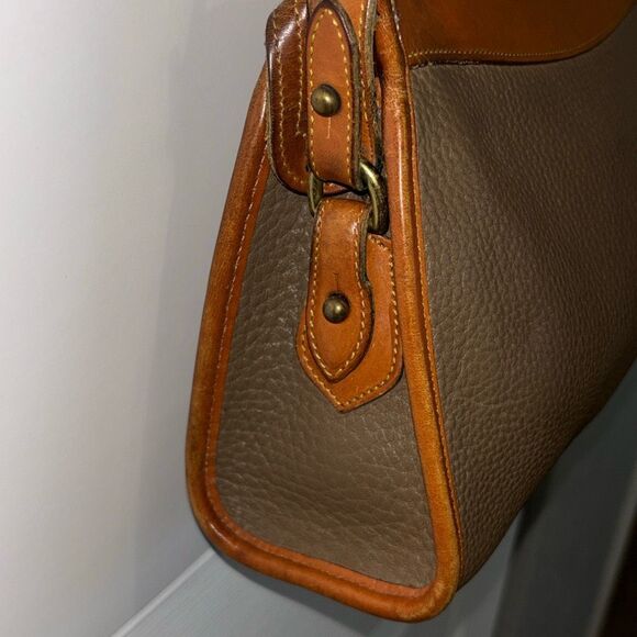 Dooney & Bourke Brown and Tan Crossbody Bag - Picture 5 of 12